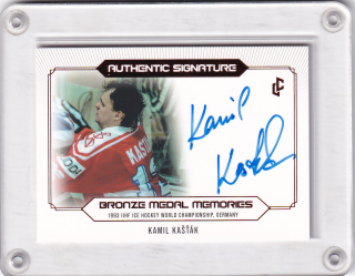 Kašťák Kamil LC Bronze Medal 1993 2023 Authentic Signature Red /10 č.AS-12