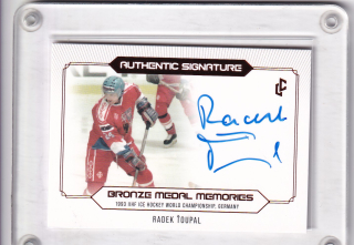 Ťoupal Radek LC Bronze Medal 1993 2023 Authentic Signature Red /10 č.AS-21