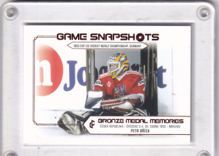 Petr Bříza  LC Bronze Medal 1993 2023 Game Snapshot Red /25 č.GS-09