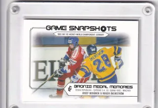 Josef Beránek, Roger ?kerström  LC Bronze Medal 1993 2023 Game Snapshot Platinum /50 č.GS-12