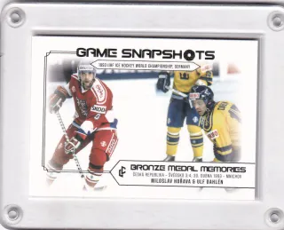 Miloslav Hořava, Ulf Dahlén  LC Bronze Medal 1993 2023 Game Snapshot Platinum /50 č.GS-13
