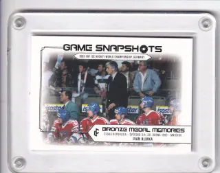 Ivan Hlinka  LC Bronze Medal 1993 2023 Game Snapshot Platinum /50 č.GS-15