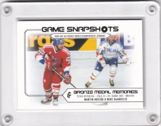 Martin Hosták, Mike DeAngelis   LC Bronze Medal 1993 2023 Game Snapshot Platinum /50 č.GS-16