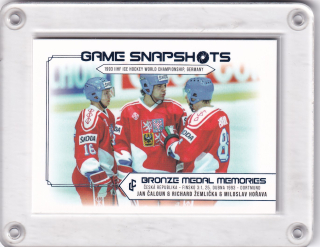 Jan Čaloun, Richard Žemlička, Miloslav Hořava  LC Bronze Medal 1993 2023 Game Snapshot Blue /15 č.GS-18