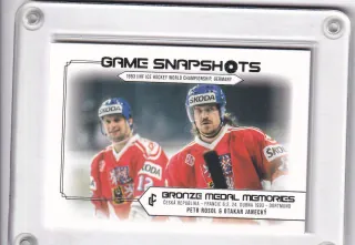 Petr Rosol, Otakar Janecký  LC Bronze Medal 1993 2023 Game Snapshot Platinum /50 č.GS-19