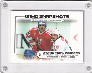 Richard Žemlička, Tommy Jakobsen  LC Bronze Medal 1993 2023 Game Snapshot Platinum /50 č.GS-20