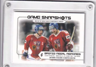 Antonín Stavjaňa, Martin Hosták  LC Bronze Medal 1993 2023 Game Snapshot Platinum /50 č.GS-21
