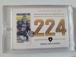 Melicharčík Marcel LC Rekordy ELH 2023 Základní část Gold /20 č.ZC-SS4