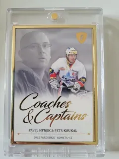 Hynek Pavel / Petr Koukal  LC Rekordy ELH 2023 Coaches and Captain /20 Gold č.CC-19