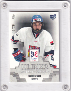 Rozsíval David   LC Reprezentace 2025 I.série Hlinka Gretzky Cup 2024 Platinum /20 č.HGC-09