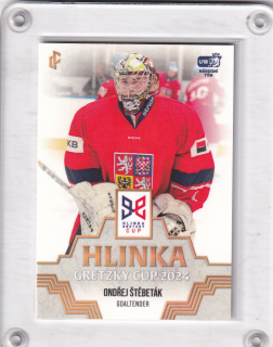 Štěbeták Ondřej LC Reprezentace 2025 I.série Hlinka Gretzky Cup 2024 č.HGC-22