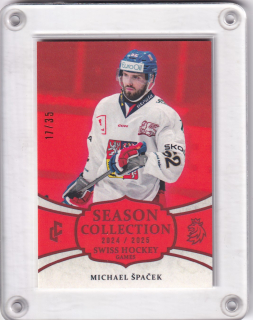 Špaček Michael LC Reprezentace 2025 I.série Swiss Hockey Games 2024 Red /35 č.SHG-21