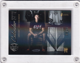 Klimeš Lukáš LC Saves Help Calander  2025 Locker Room Variation Platinum Rainbow /39 č.CSL-04