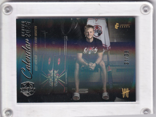 Kořenář Josef LC Saves Help Calander  2025 Locker Room Variation Platinum Rainbow /39 č.CSL-06