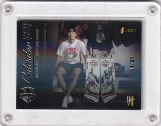 Mazanec Marek LC Saves Help Calander  2025 Locker Room Variation Platinum Rainbow /39 č.CSL-08