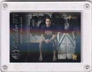 Rittich David LC Saves Help Calander  2025 Locker Room Variation Platinum Rainbow /39 č.CSL-09