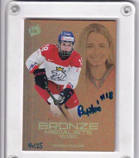 Pejzlová Michaela MK Reprezentace 2023 Bronze Medalists Women 2022 Autograph xx/25 č.BM-20