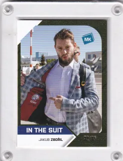 Zbořil Jakub MK Reprezentace 2023 In the Suit GOLD Die-cut xx/35 č.ITS-05