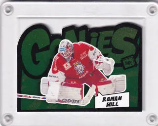 Will Roman MK Reprezentace 2023 Goalies GREEN die-cut xx/35 č.G-07