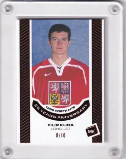 Kuba Filip MK Reprezentace 2023 1998 Portraits - 25 years aniversary BRONZE xx/10 č.P-41