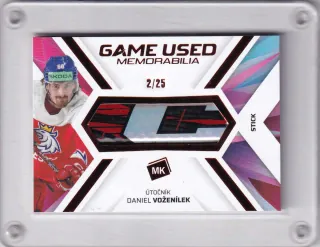 Voženílek Daniel MK Reprezentace 2023 Game used memorabilia-stick RED xx/25 č.GUM-20