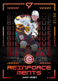 Jimmy Vesey  National League 2025-26 I.série Reinforcements /80 č.RF-29