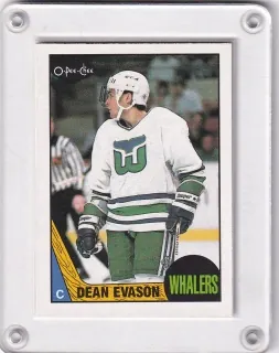 Evason Dean O-Pee-Chee 1987-88 Rookie Card RC č.166