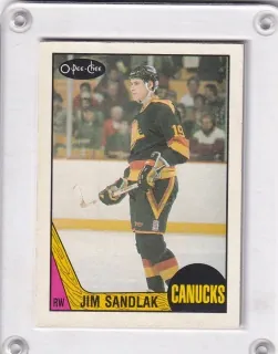 Sandlak Jim O-Pee-Chee 1987-88 Rookie Card RC č.264