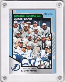 Vítěz Stanley Cup Tampa Bay O-Pee-Chee 2020-21 Blue č.610