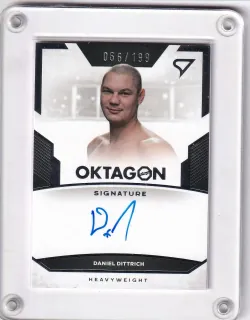 Dittrich Daniel Oktagon MMA 2022 Silver Signature /199 č.SL1-DD