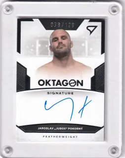 Pokorný Jaroslav Oktagon MMA 2022 Silver Signature /199 č.SL1-JP