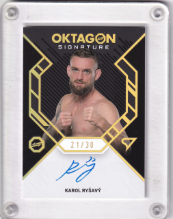 Karol Ryšavý  SportZoo MMA Oktagon 2024 Signatures /30 č.OS-KR