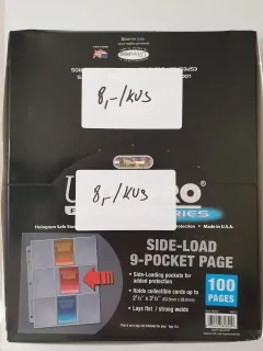 UltraPro Folie na 9 karet Platinum plnění z boku