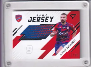 Zwoliński Łukasz PKO Bank Polski Ekstraklasa 2023-24 I.série Game Jersey /95 č.GJ-ŁZ