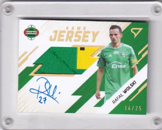 Wolski Rafał PKO Bank Polski Ekstraklasa 2023-24 I.série Game Jersey Auto /25 č.GJS-RW