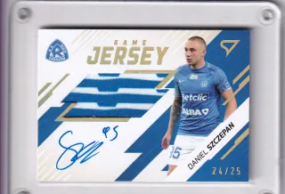 Szczepan Daniel PKO Bank Polski Ekstraklasa 2023-24 I.série Game Jersey Auto /25 č.GJS-SZ