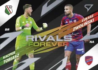 Kacper Tobiasz / Łukasz Zwoliński PKO Bank Polski Ekstraklasa 2023-24 I.série Rivals Forever č.RF-11