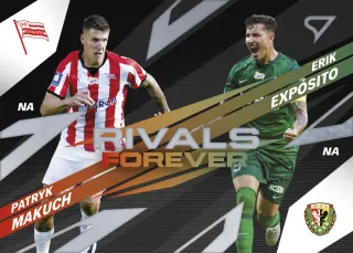 Patryk Makuch / Erik Expósito PKO Bank Polski Ekstraklasa 2023-24 I.série Rivals Forever č.RF-14