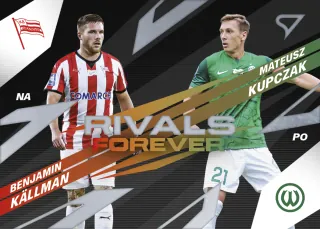  Benjamin Källman / Mateusz Kupczak PKO Bank Polski Ekstraklasa 2023-24 I.série Rivals Forever  č.RF-17