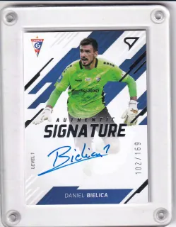 Bielica Daniel PKO Bank Polski Ekstraklasa 2023-24 I.série Authentic Signature Level1 /169 č.SL1-DB