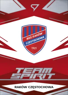 Raków Czestochowa Logo PKO Bank Polski Ekstraklasa 2023-24 I.série Team Spirit  č.TS-02