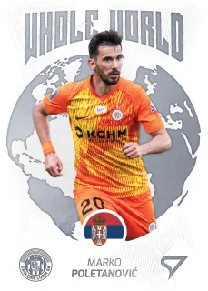 Poletanović Marko PKO Bank Polski Ekstraklasa 2023-24 I.série Whole World č.WW-23