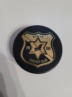 Hokejový puky - jednostranný -  Herlev Ishockey Klub 1968     