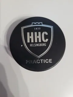 Hokejový puky - jednostranný -  HHC Helsingborg 1977 Practice     