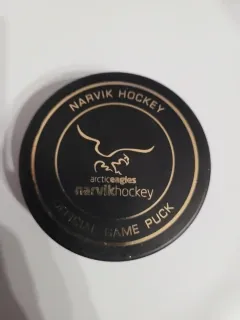Hokejový puky - jednostranný -  Narvik Hockey Game Puck     