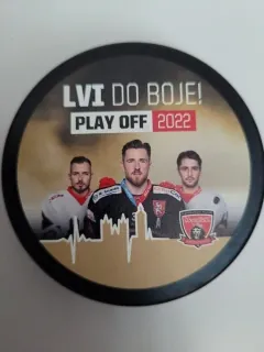 Hokejový puky - jednostranný -  Lvi do boje! Play Off 2022     