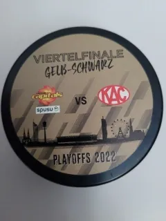 Hokejový puky - jednostranný -  Viertelfinale Vienna Capitals vs KAC 2022     