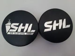 Hokejový puky - dvoustranný - SHL - SHL SM-Slutspel 2021