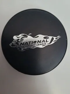 Hokejový puky - dvoustranný - National Ice Hockey League Official Game Puck
