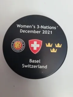 Hokejový puky - dvoustranný - Womens 3 Nations December 2021